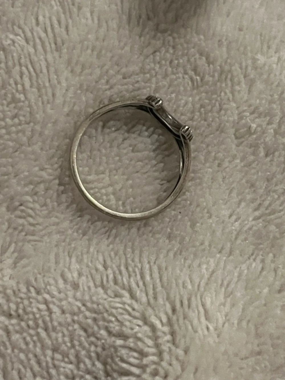 Sterling Silver Crescent Moon Ring - Women Jewelry